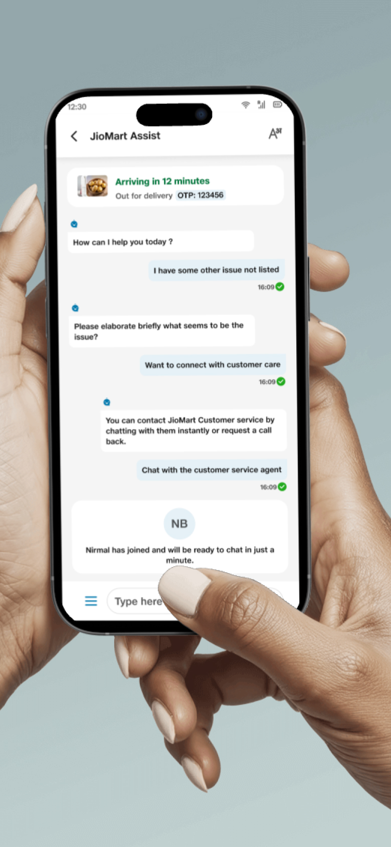 Visual 11 — Agent Handover Screen