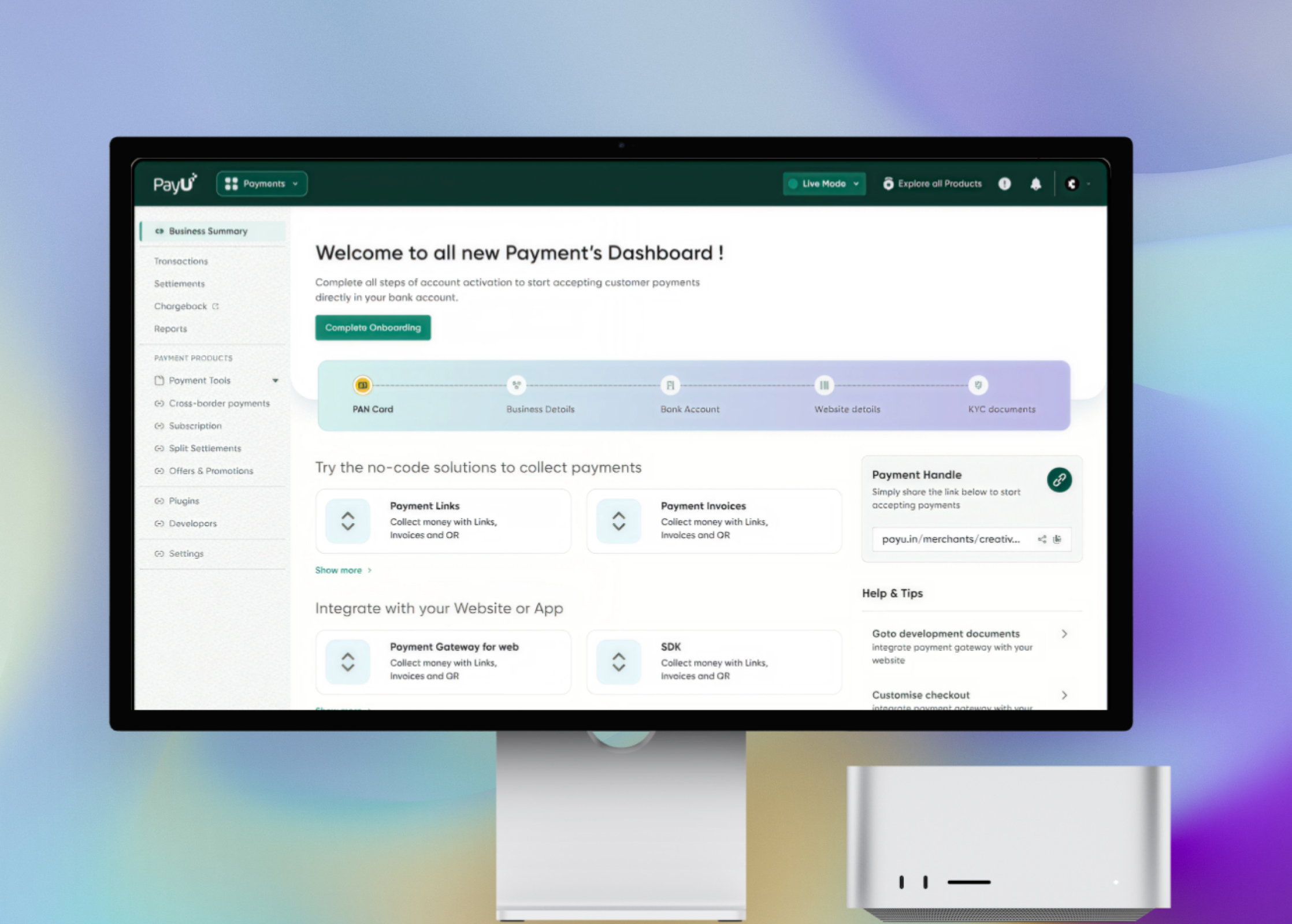 PayU Design System — Business Summary Page