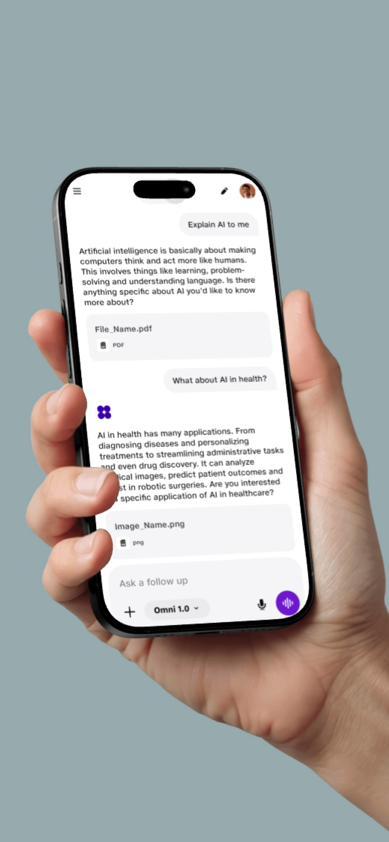 Visual 10 — EdTech Chat Screen