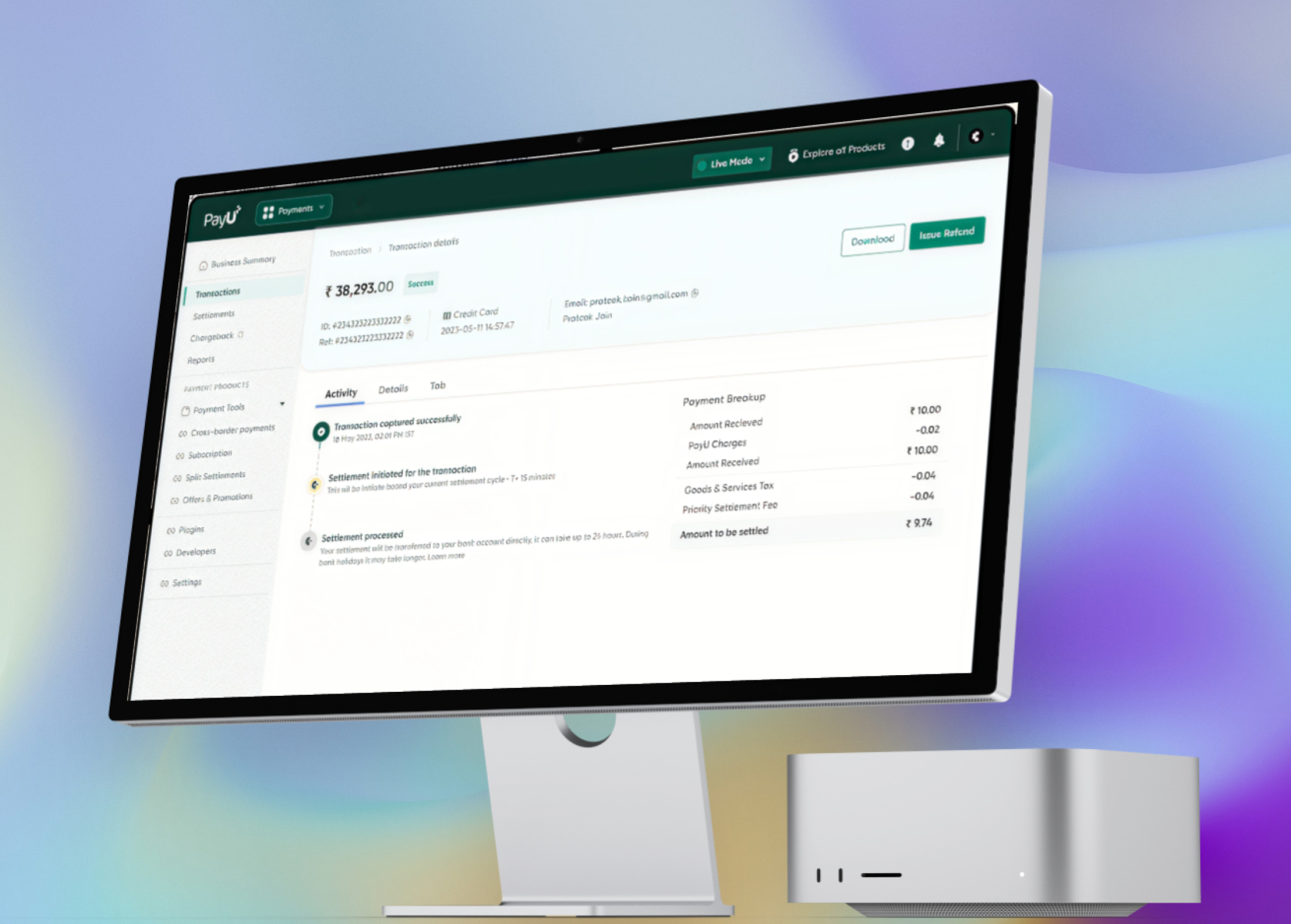 PayU Design System — Transaction Page