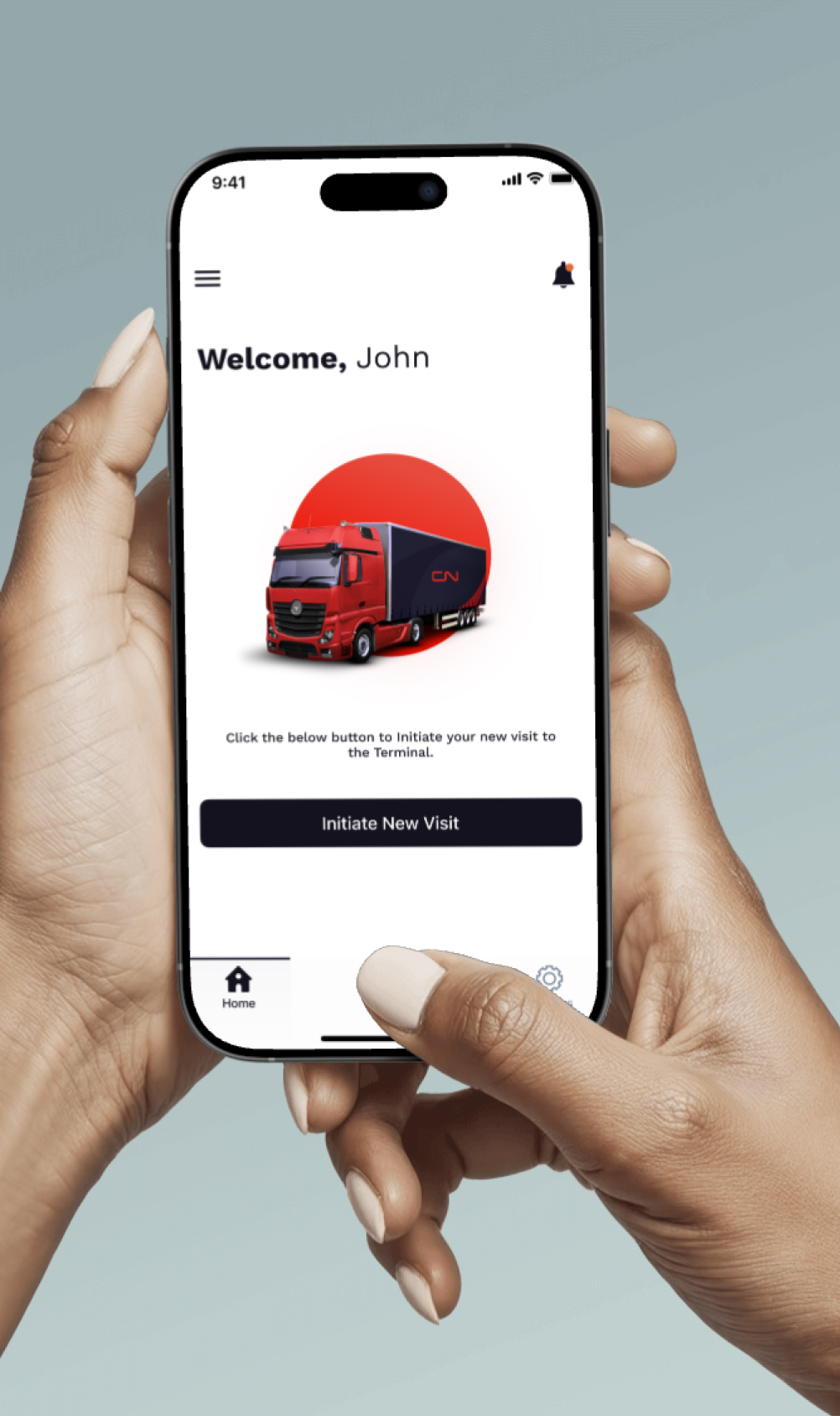 CN Express Pass — Visual Design Screen 1