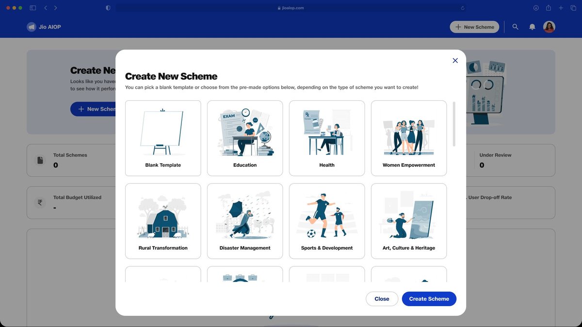 Screen 02 — Pre-Defined Templates